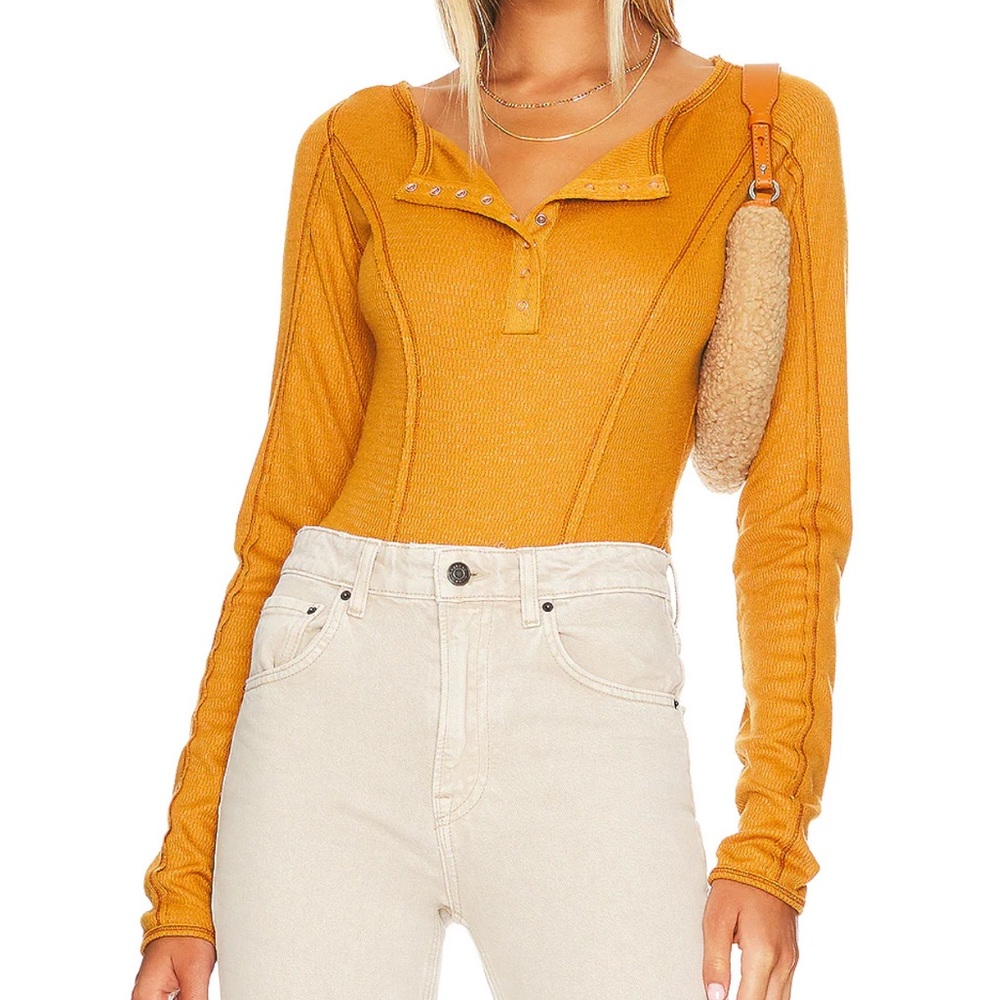 NWT Sloan Bodysuit in Amber XS